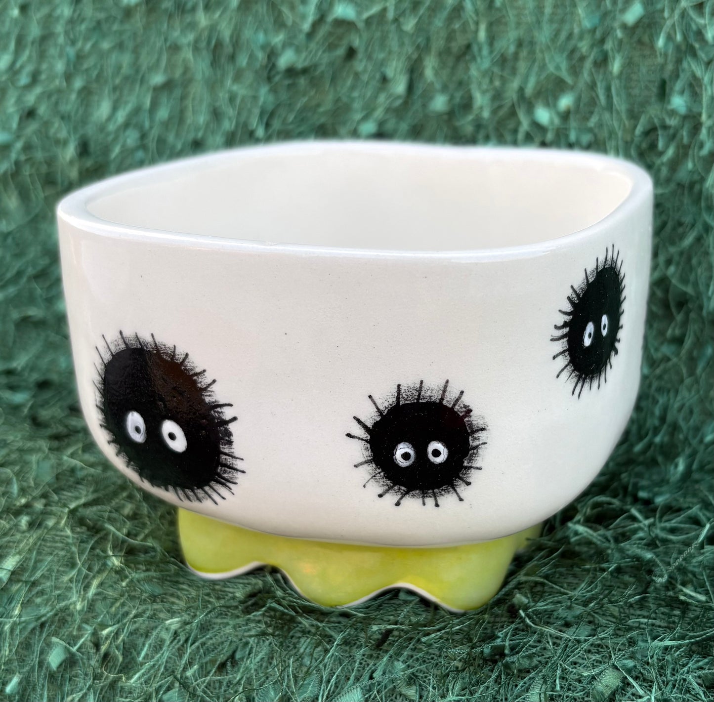Square Bowl w/Wavy Bottom